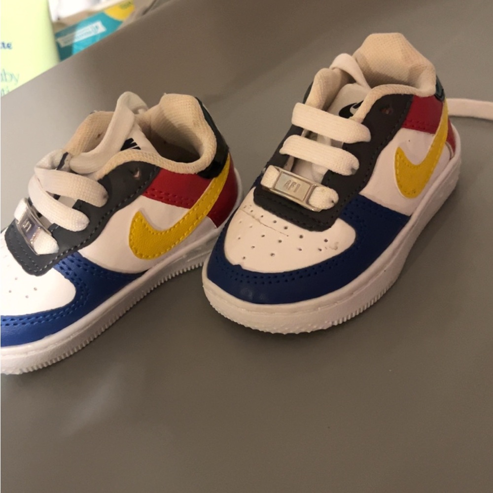 SOLD!! Nike Kids Sneakers in Blue, Yellow, and Red